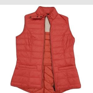 Barbour Fiberdown Coral Red Vest